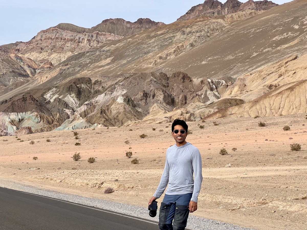 Desert landscape at Death Valley
